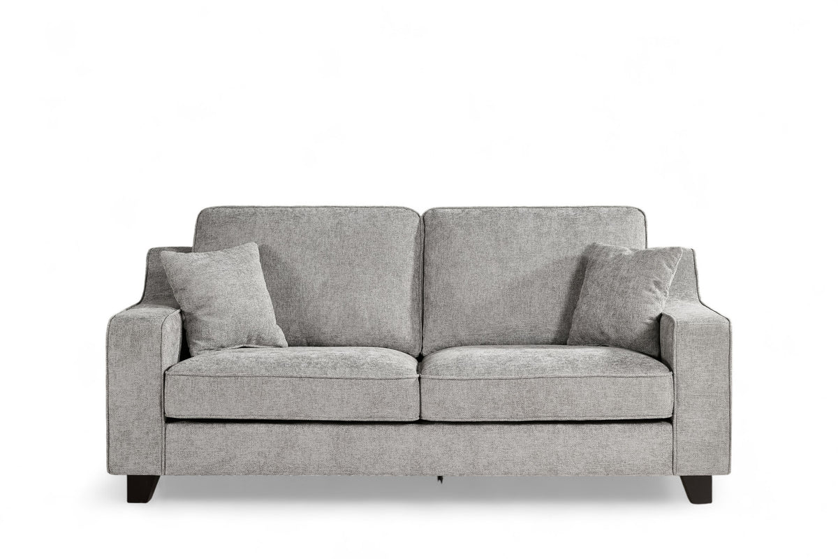 Grey Chenille Fabric 2 Seater Sofa NATHAN