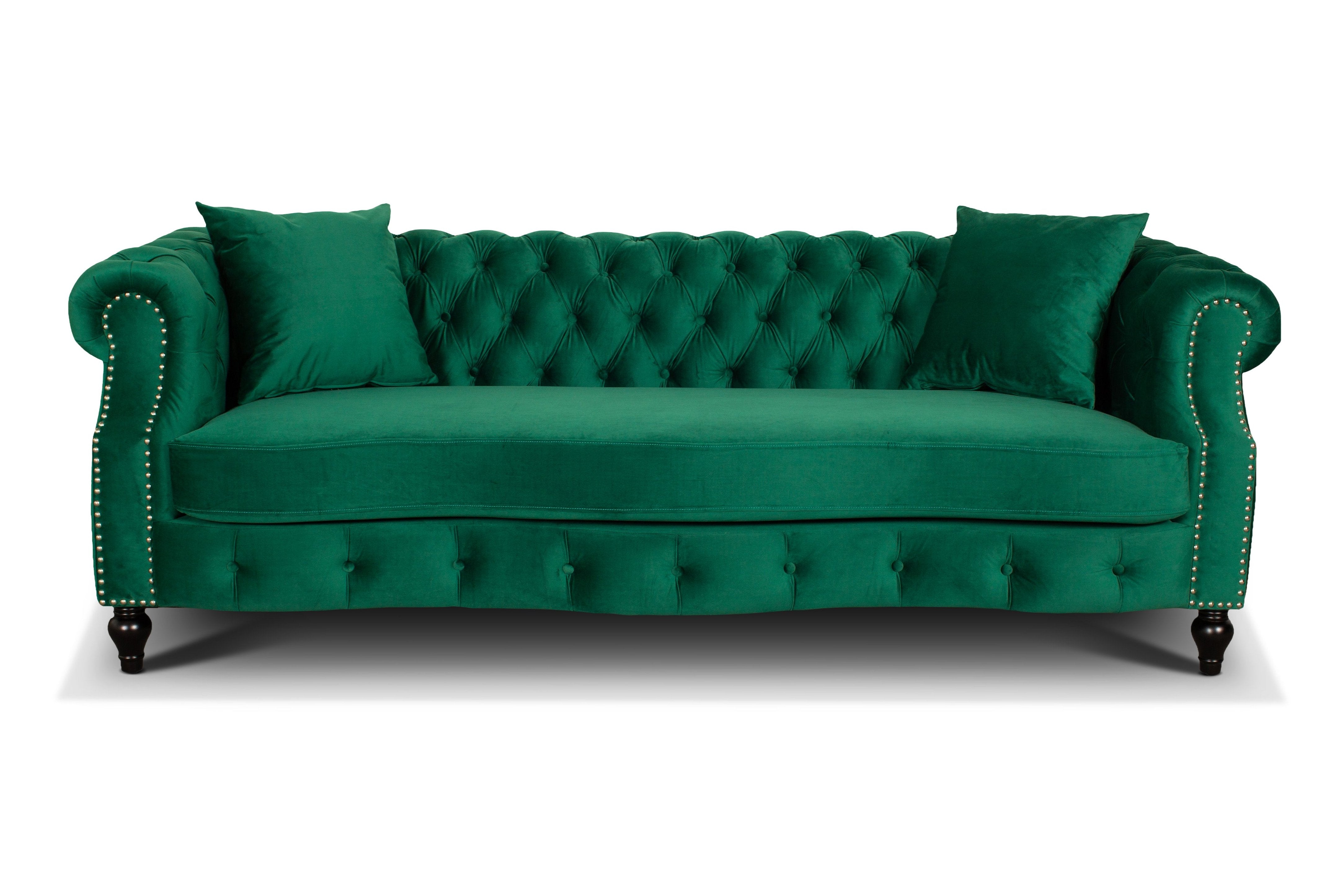 Home Sofas Chesterfields Velvet Emerald Green 3 Seater home-sofas-chesterfields-velvet-emerald-green-3-seater