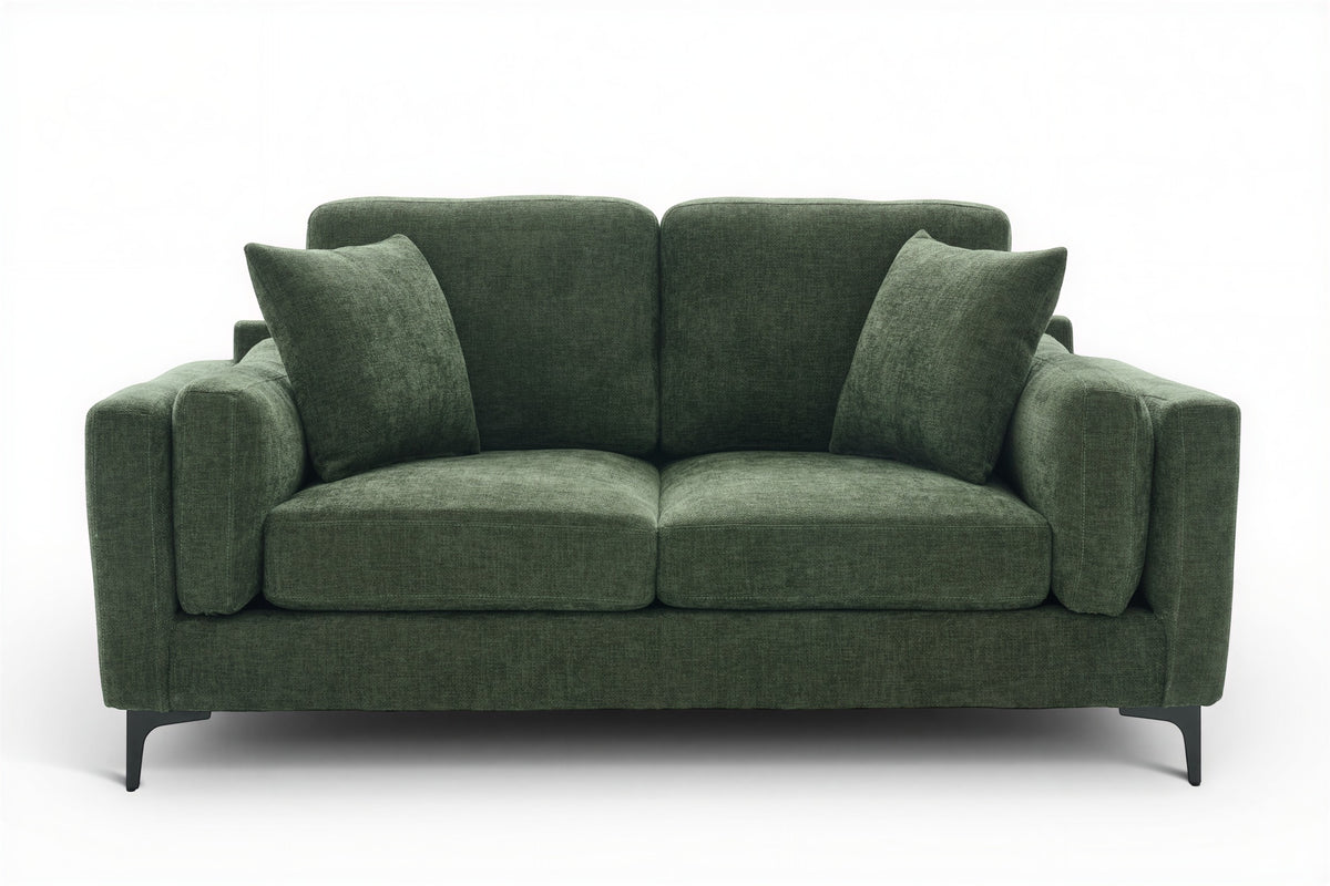 Green Chenille 2 Seater Sofa MARGHERA