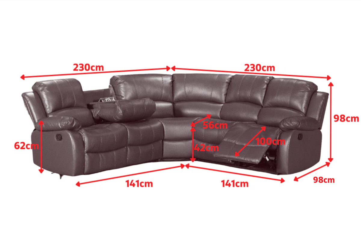 Product dimensions diagram