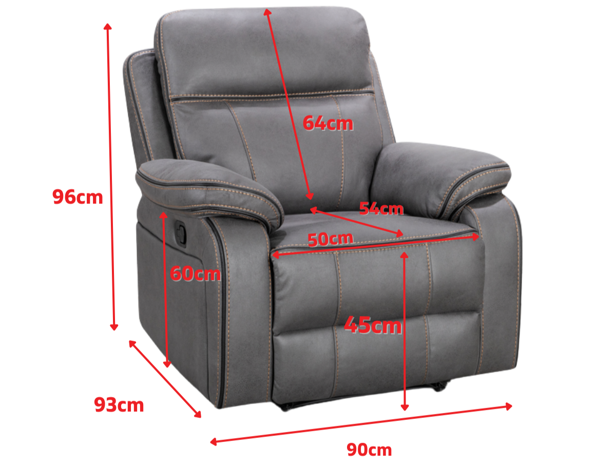 Product dimensions diagram
