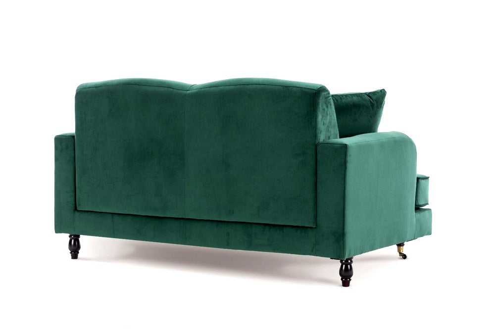 Velvet Emerald Green 2 Seater Ashton Sofa