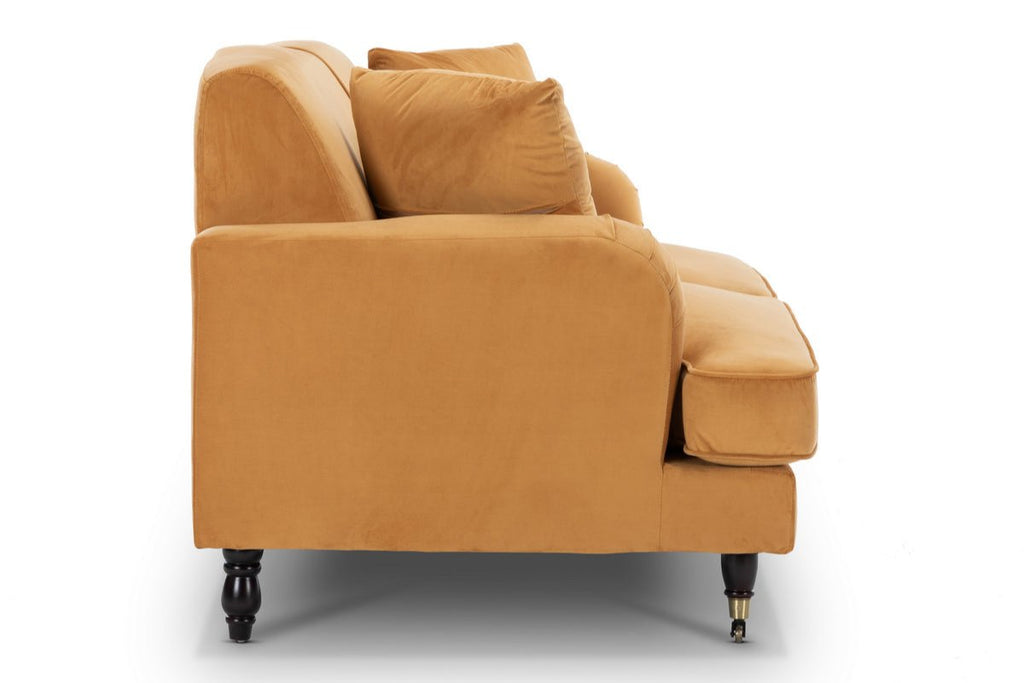 Velvet Gold 2 Seater Ashton Sofa