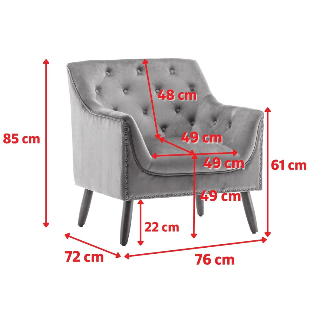 Velvet Gold Franca 2 + 1 Seat Sofa Set Line Diagram