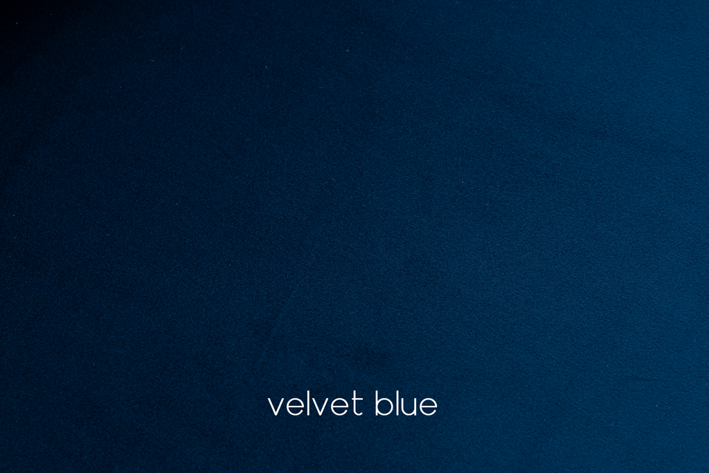 Blue velvet swatch sample