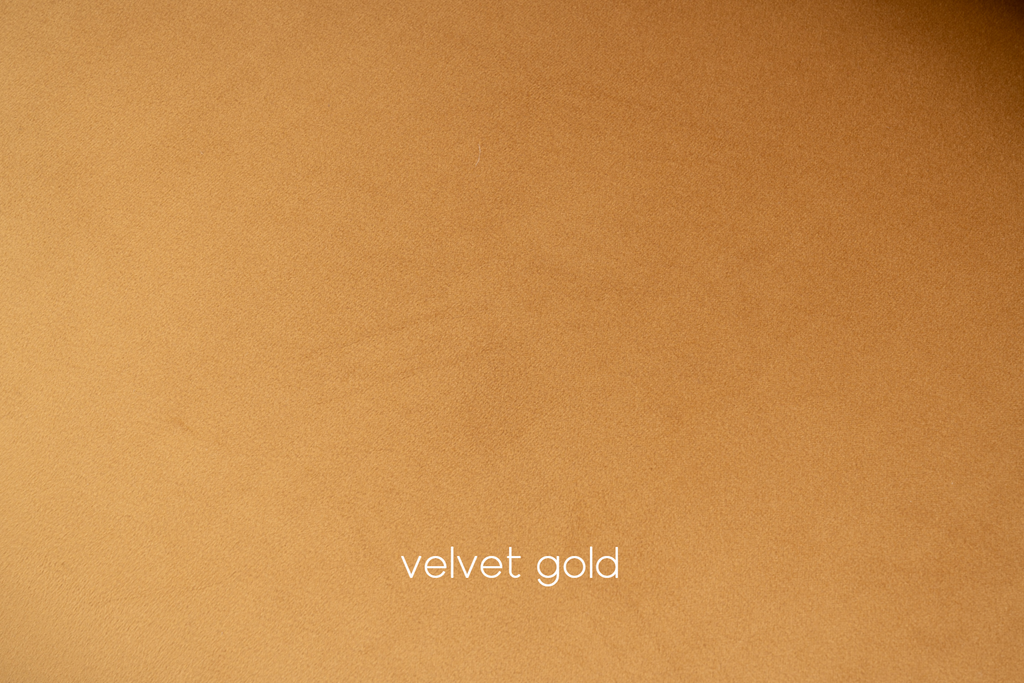 Gold velvet swatch sample