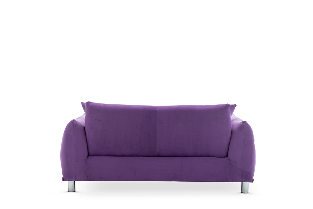 Velvet Purple 2 Seater Murano Sofa