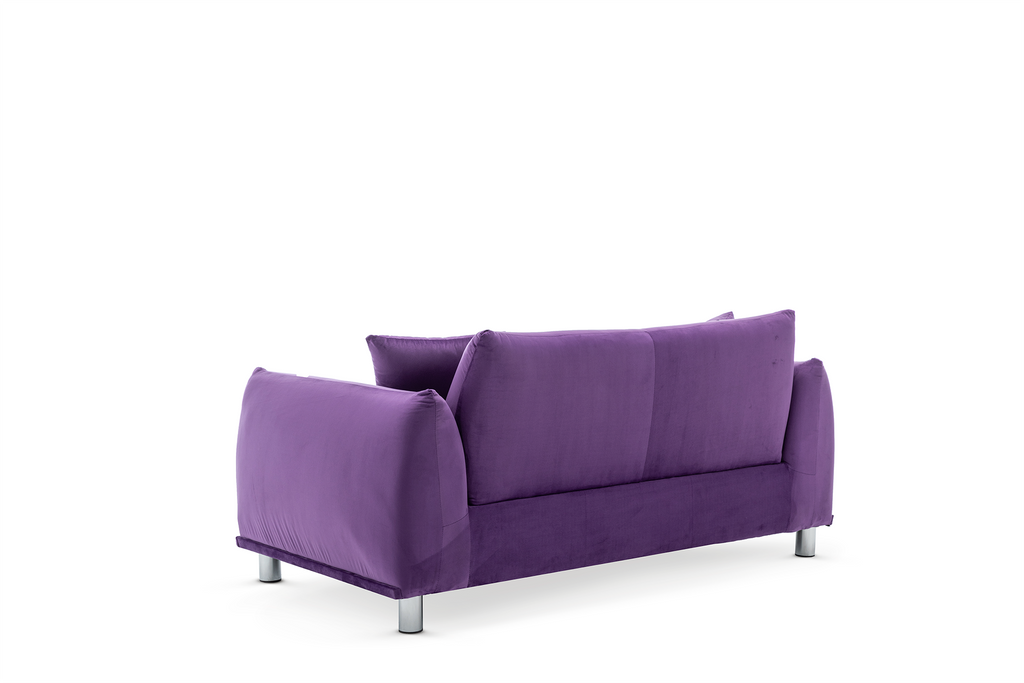 Velvet Purple 2 Seater Murano Sofa