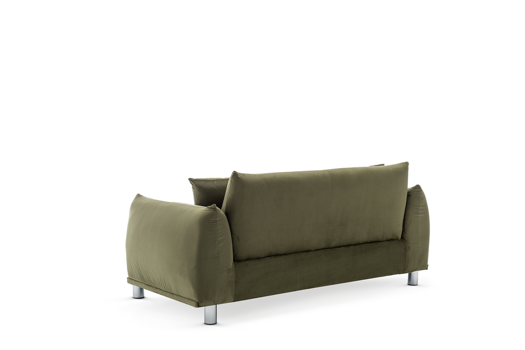 Velvet Sage Green 2 Seater Murano Sofa