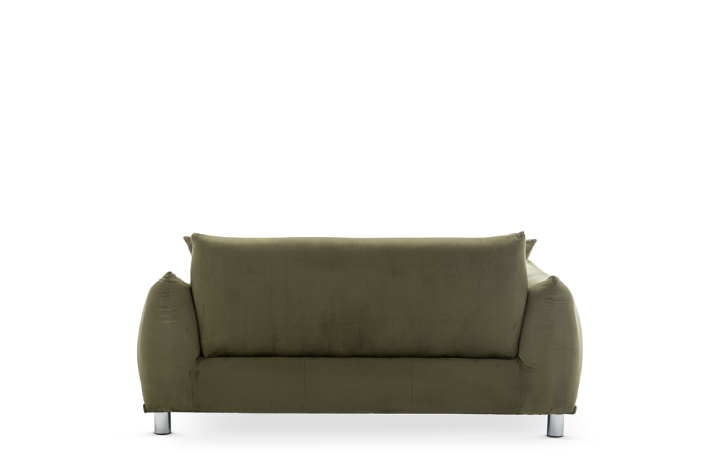 Velvet Sage Green 2 Seater Murano Sofa