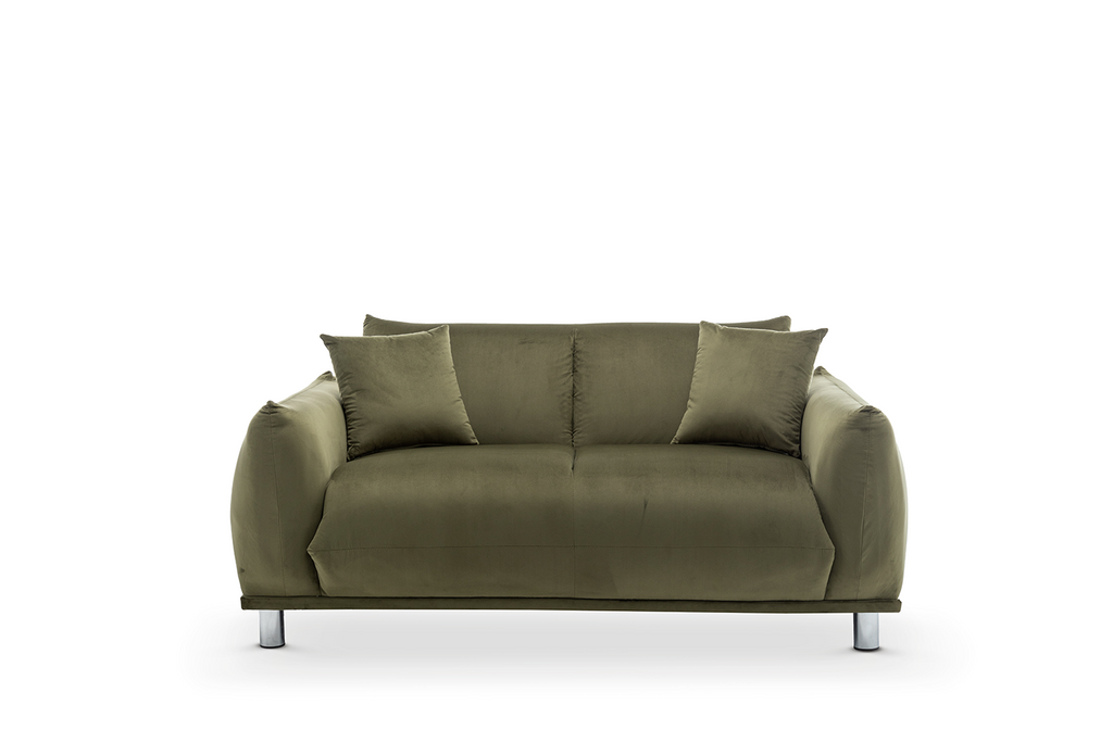 Velvet Sage Green 2 Seater Murano Sofa