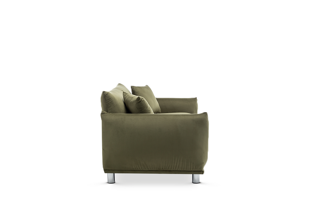 Velvet Sage Green 2 Seater Murano Sofa