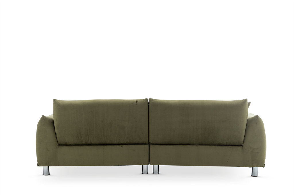 Velvet Sage Green 3 Seater Murano Sofa