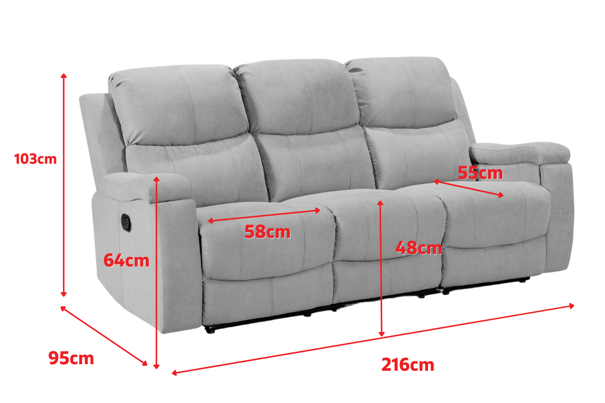 Product dimensions diagram