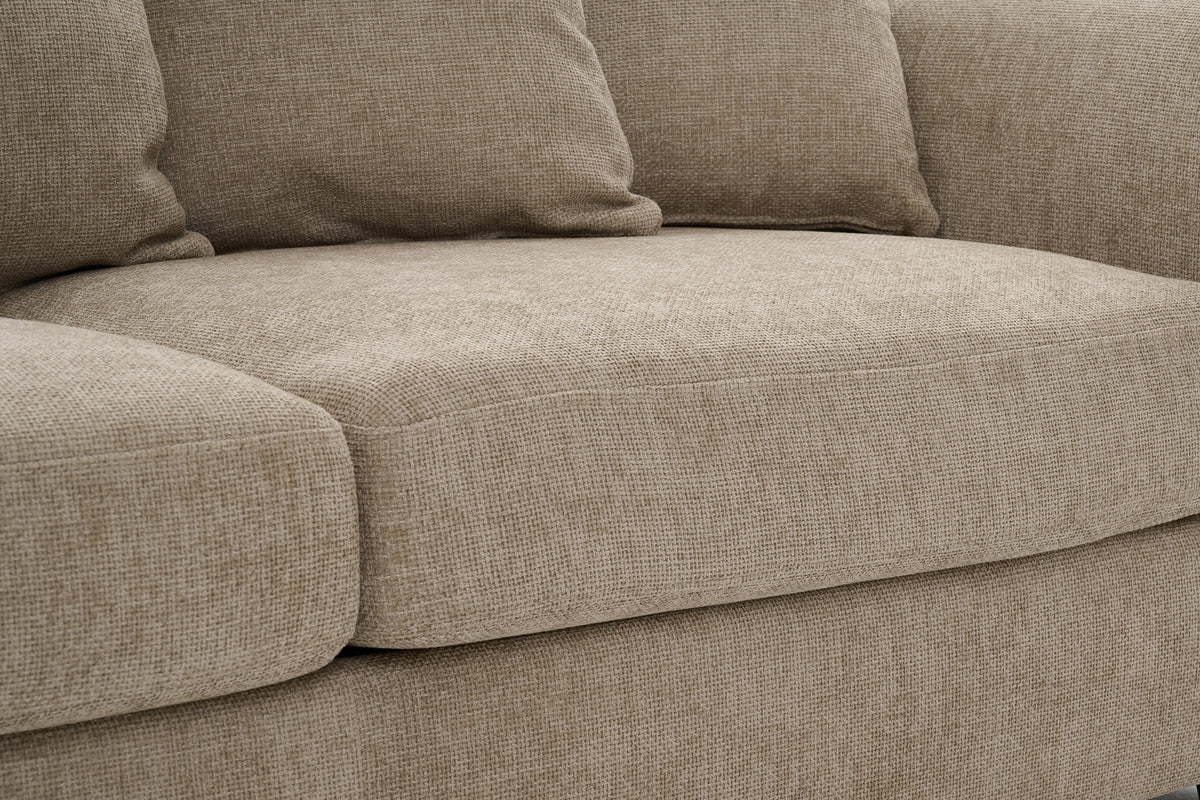 Beige Chenille 2 Seater Sofa CHLOE