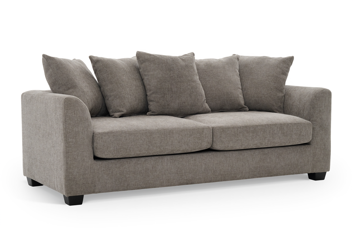 Grey Chenille 3 Seater Sofa CHLOE