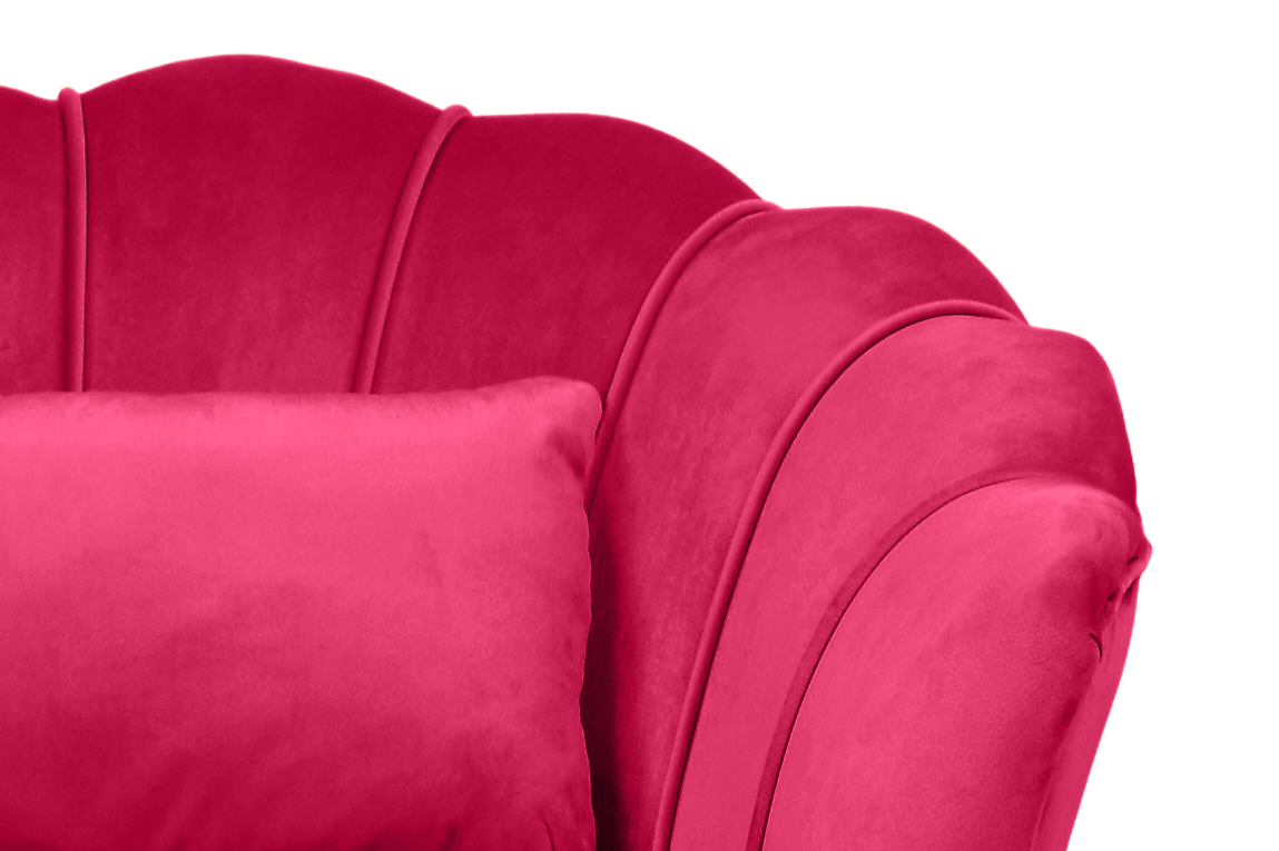 Velvet Pink Seat Accent Loveseat Sofa Set DAISY – Lovesofas